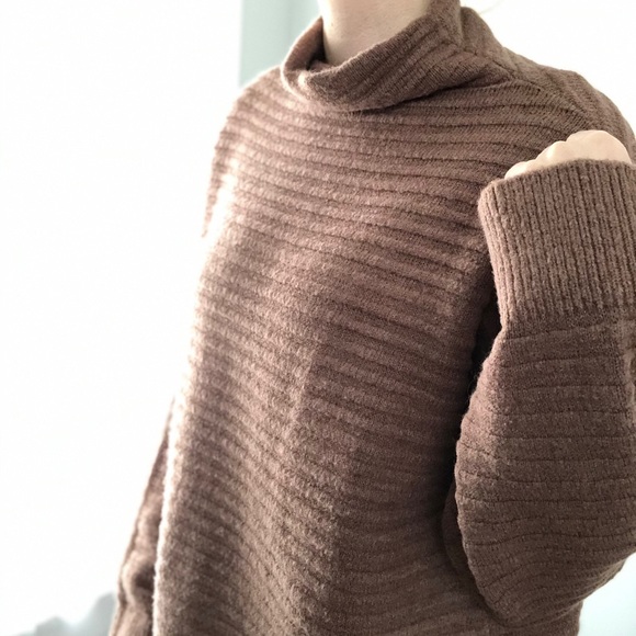 melloday Sweaters - Textured Sweater Mock Neck